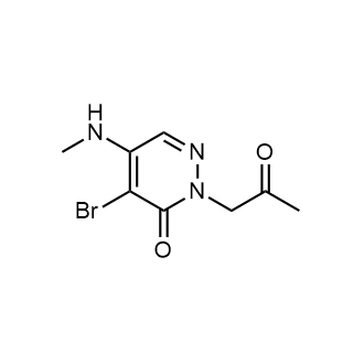 4-Bromo-5-(methylamino)-2-(2-oxopropyl)pyridazin-3(2H)-one|CS-0593797