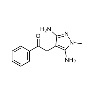 2-(3,5-Diamino-1-methyl-1H-pyrazol-4-yl)-1-phenylethan-1-one|CS-0593833