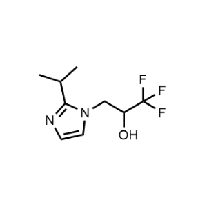 1,1,1-Trifluoro-3-(2-isopropyl-1H-imidazol-1-yl)propan-2-ol|CS-0593853