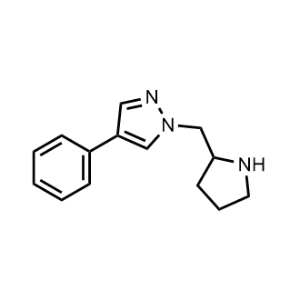 4-Phenyl-1-(pyrrolidin-2-ylmethyl)-1H-pyrazole|CS-0594028