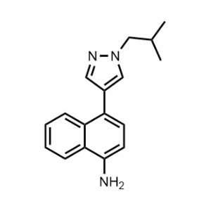 4-(1-Isobutyl-1H-pyrazol-4-yl)naphthalen-1-amine|CS-0594034