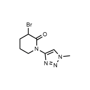 3-Bromo-1-(1-methyl-1H-1,2,3-triazol-4-yl)piperidin-2-one|CS-0594037