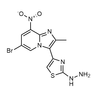 4-(6-Bromo-2-methyl-8-nitroimidazo[1,2-a]pyridin-3-yl)-2-hydrazinylthiazole|CS-0594062