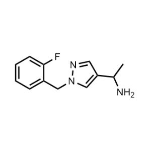 1-(1-(2-Fluorobenzyl)-1H-pyrazol-4-yl)ethan-1-amine|CS-0594095