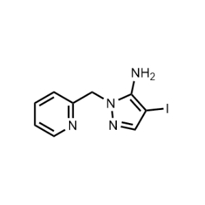 4-Iodo-1-(pyridin-2-ylmethyl)-1H-pyrazol-5-amine|CS-0594099