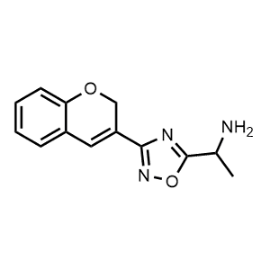 1-(3-(2H-chromen-3-yl)-1,2,4-oxadiazol-5-yl)ethan-1-amine|CS-0594152