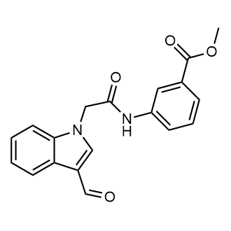 Methyl 3-(2-(3-formyl-1H-indol-1-yl)acetamido)benzoate|CS-0594171