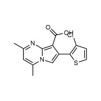 7-(3-Chlorothiophen-2-yl)-2,4-dimethylpyrrolo[1,2-a]pyrimidine-8-carboxylic acid|CS-0594882