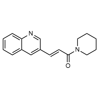 (E)-1-(piperidin-1-yl)-3-(quinolin-3-yl)prop-2-en-1-one|CS-0595058