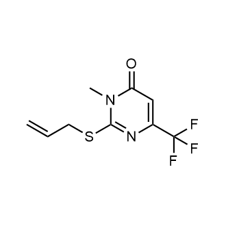 2-(Allylthio)-3-methyl-6-(trifluoromethyl)pyrimidin-4(3H)-one|CS-0595298