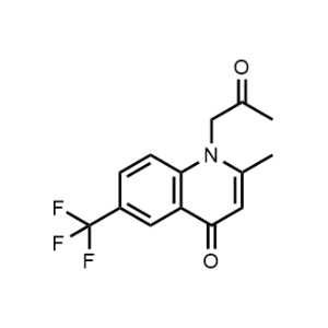2-Methyl-1-(2-oxopropyl)-6-(trifluoromethyl)quinolin-4(1H)-one|CS-0595426