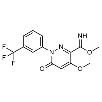Methyl 4-methoxy-6-oxo-1-(3-(trifluoromethyl)phenyl)-1,6-dihydropyridazine-3-carbimidate|CS-0595510