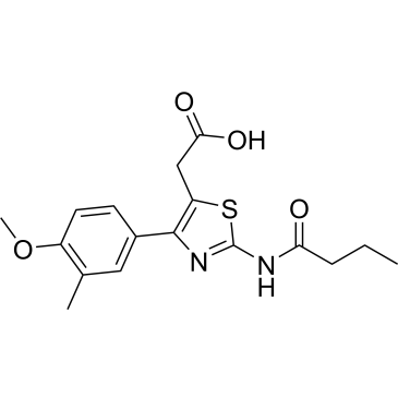 2-(2-Butyramido-4-(4-methoxy-3-methylphenyl)thiazol-5-yl)acetic acid|CS-0595569