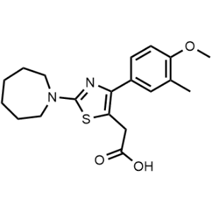 2-(2-(Azepan-1-yl)-4-(4-methoxy-3-methylphenyl)thiazol-5-yl)acetic acid|CS-0595803