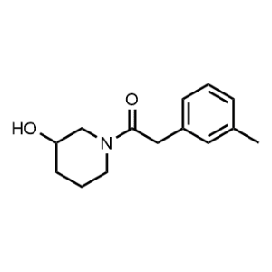 1-(3-Hydroxypiperidin-1-yl)-2-(m-tolyl)ethan-1-one|CS-0595815