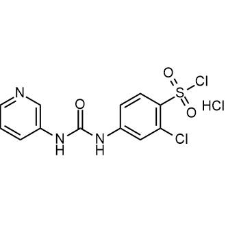 2-Chloro-4-(3-(pyridin-3-yl)ureido)benzenesulfonyl chloride hydrochloride|CS-0595849