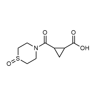 2-(1-Oxidothiomorpholine-4-carbonyl)cyclopropane-1-carboxylic acid|CS-0595912