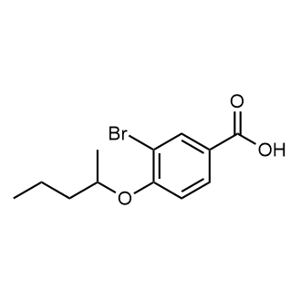 3-Bromo-4-(pentan-2-yloxy)benzoic acid|CS-0596140