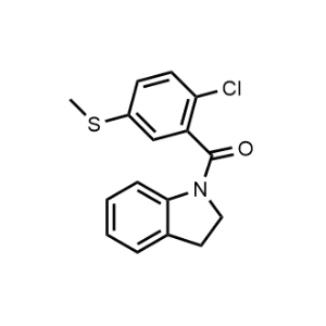(2-Chloro-5-(methylthio)phenyl)(indolin-1-yl)methanone|CS-0596154