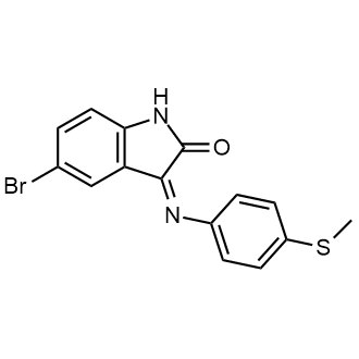 5-Bromo-3-((4-(methylthio)phenyl)imino)indolin-2-one|CS-0596202