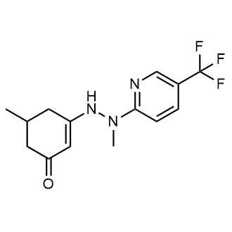 5-Methyl-3-(2-methyl-2-(5-(trifluoromethyl)pyridin-2-yl)hydrazinyl)cyclohex-2-en-1-one|CS-0596373