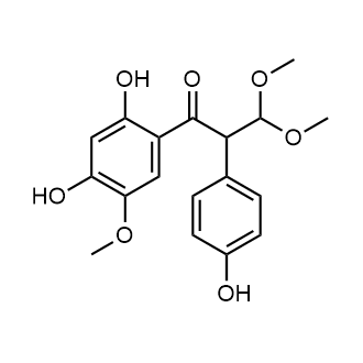 1-(2,4-Dihydroxy-5-methoxyphenyl)-2-(4-hydroxyphenyl)-3,3-dimethoxypropan-1-one|CS-0596412