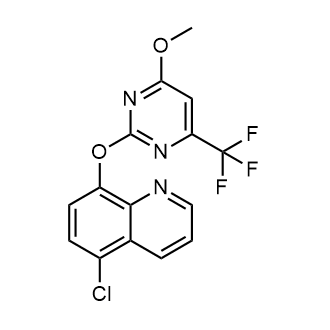 5-Chloro-8-((4-methoxy-6-(trifluoromethyl)pyrimidin-2-yl)oxy)quinoline|CS-0596421