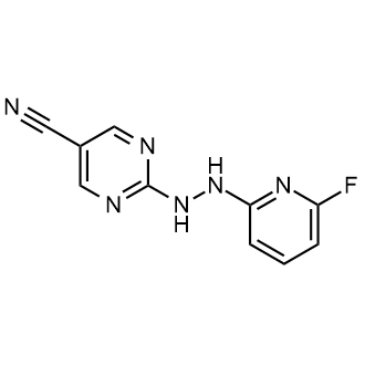 2-(2-(6-Fluoropyridin-2-yl)hydrazinyl)pyrimidine-5-carbonitrile|CS-0596488