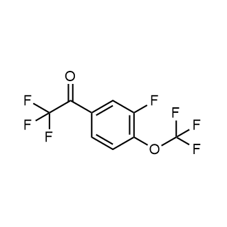 2,2,2-Trifluoro-1-(3-fluoro-4-(trifluoromethoxy)phenyl)ethan-1-one|CS-0596527