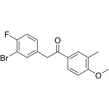 2-(3-Bromo-4-fluorophenyl)-1-(4-methoxy-3-methylphenyl)ethan-1-one|CS-0596568