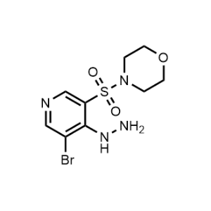 4-((5-Bromo-4-hydrazinylpyridin-3-yl)sulfonyl)morpholine|CS-0596616