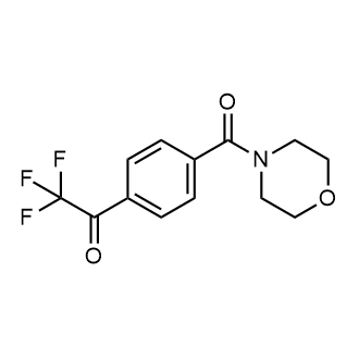 2,2,2-Trifluoro-1-(4-(morpholine-4-carbonyl)phenyl)ethan-1-one|CS-0596629