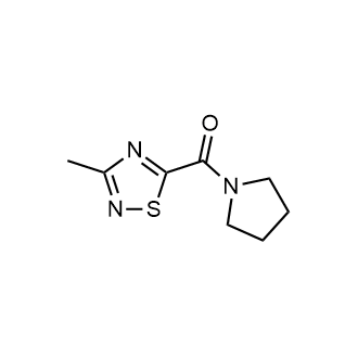 (3-Methyl-1,2,4-thiadiazol-5-yl)(pyrrolidin-1-yl)methanone|CS-0596704