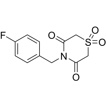 4-(4-Fluorobenzyl)thiomorpholine-3,5-dione 1,1-dioxide|CS-0596732
