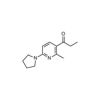 1-(2-Methyl-6-(pyrrolidin-1-yl)pyridin-3-yl)propan-1-one|CS-0596826