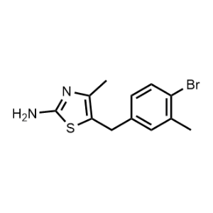 5-(4-Bromo-3-methylbenzyl)-4-methylthiazol-2-amine|CS-0596904