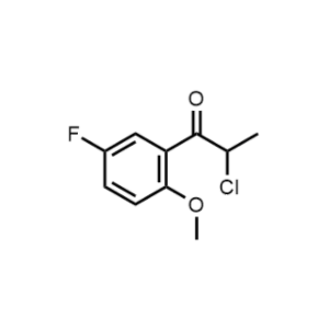 2-Chloro-1-(5-fluoro-2-methoxyphenyl)propan-1-one|CS-0596955