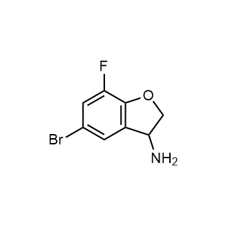 5-Bromo-7-fluoro-2,3-dihydrobenzofuran-3-amine|CS-0597003