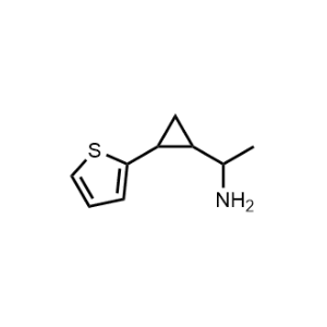 1-(2-(Thiophen-2-yl)cyclopropyl)ethan-1-amine|CS-0597116