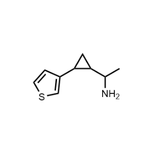 1-(2-(Thiophen-3-yl)cyclopropyl)ethan-1-amine|CS-0597117