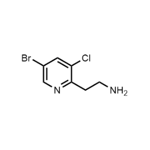 2-(5-Bromo-3-chloropyridin-2-yl)ethan-1-amine|CS-0597170