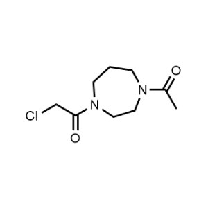 1-(4-Acetyl-1,4-diazepan-1-yl)-2-chloroethan-1-one|CS-0597174