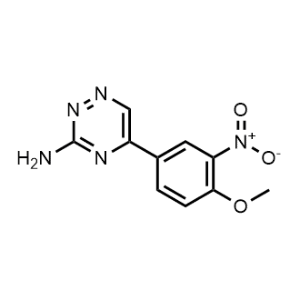 5-(4-Methoxy-3-nitrophenyl)-1,2,4-triazin-3-amine|CS-0597185