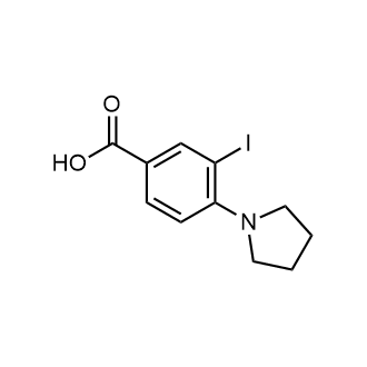 3-Iodo-4-(pyrrolidin-1-yl)benzoic acid|CS-0597361