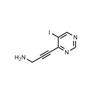 3-(5-Iodopyrimidin-4-yl)prop-2-yn-1-amine|CS-0597393