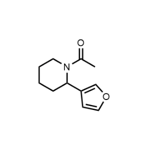 1-(2-(Furan-3-yl)piperidin-1-yl)ethan-1-one|CS-0597401