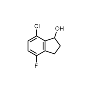 7-Chloro-4-fluoro-2,3-dihydro-1H-inden-1-ol|CS-0597714