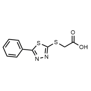 2-((5-Phenyl-1,3,4-thiadiazol-2-yl)thio)acetic acid|CS-0597939