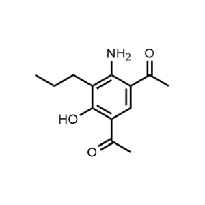 1,1'-(4-Amino-6-hydroxy-5-propyl-1,3-phenylene)bis(ethan-1-one)|CS-0598028