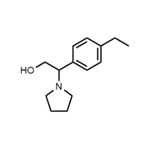 2-(4-Ethylphenyl)-2-(pyrrolidin-1-yl)ethan-1-ol|CS-0598047